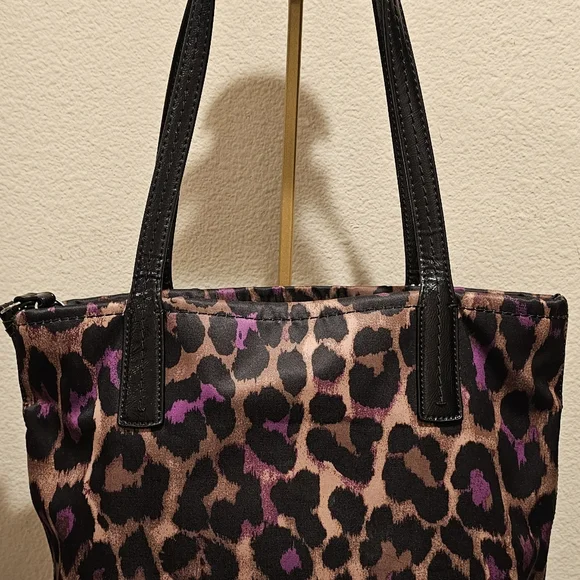 Coach Ocelot Sateen Print Tote #F25282 - Picture 7 of 8